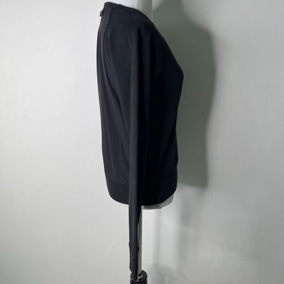 Lululemon Women's Black Voyage Pullover Crewneck Long Sleeve T-Shirt Size 4 - Picture 4 of 9